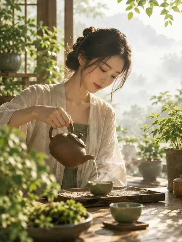 悟空短剧无广告平台《山间茶室里》封面海报